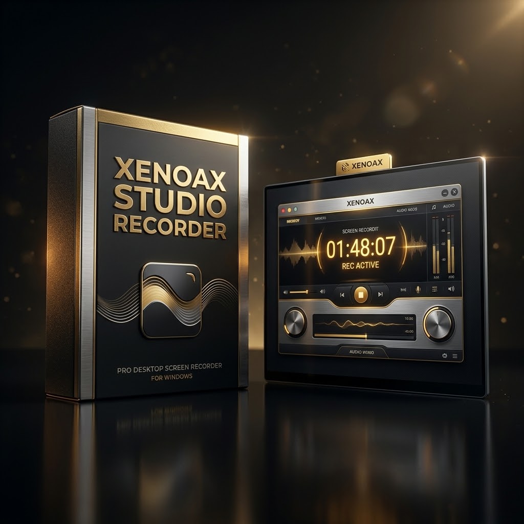 Xenoax Studio Recorder — v2.0 Pro Desktop License (Windows 10/11)